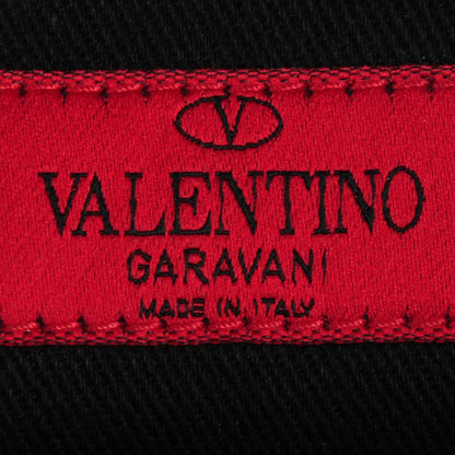 Valentino Garavani Vitello Rockstud Zip Wristlet Pouch Black 7 of 8