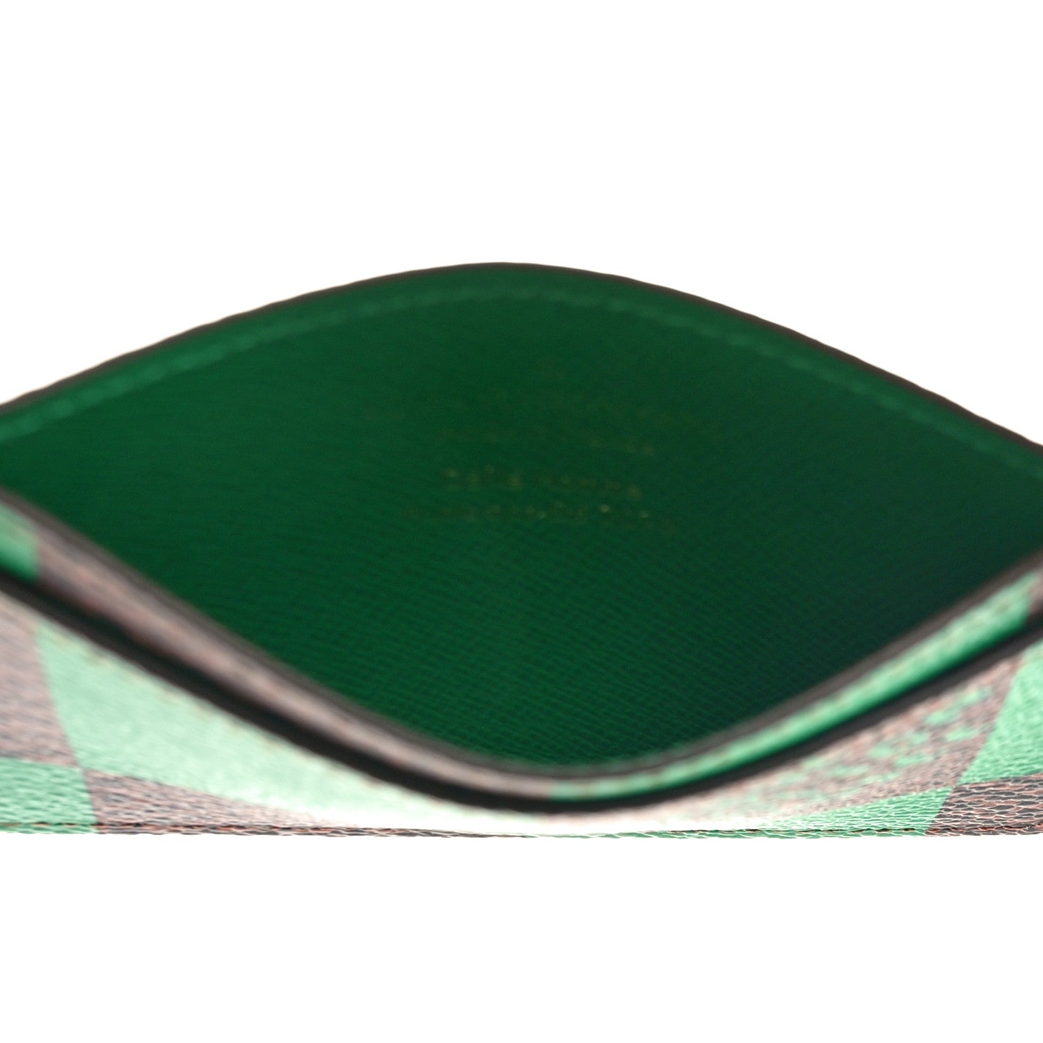 Louis Vuitton Damier Pop Porte Cartes Simple Green 5 of 8