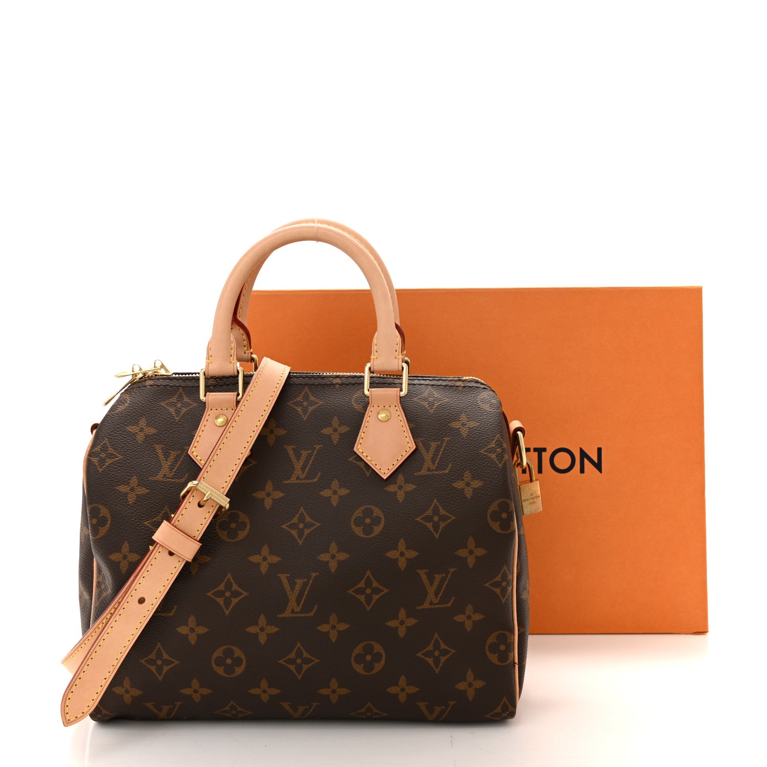 Louis Vuitton Monogram Speedy Bandouliere 25 13 of 13