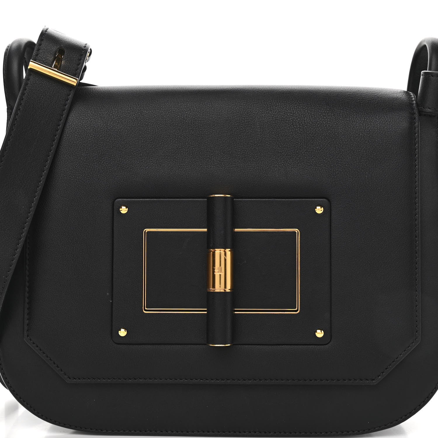 Tom Ford Calfskin Natalia Shoulder Bag Black 7 of 13