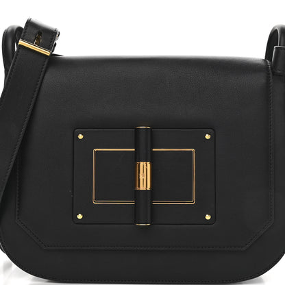 Tom Ford Calfskin Natalia Shoulder Bag Black 7 of 13