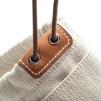Hermes Canvas Barenia Fourbi 25 MM Pouch Naturel Fauve 9 of 9