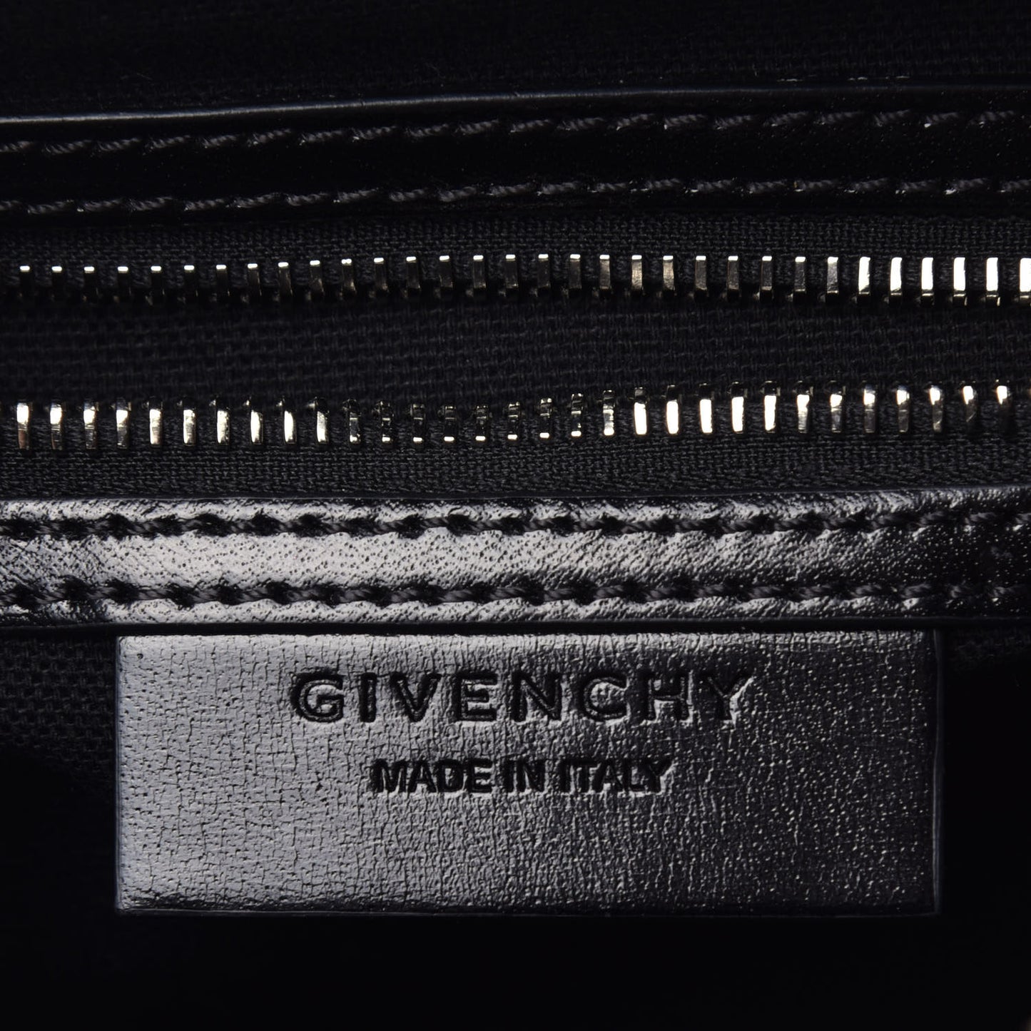 Shiny Lord Calfskin Mini Antigona Black