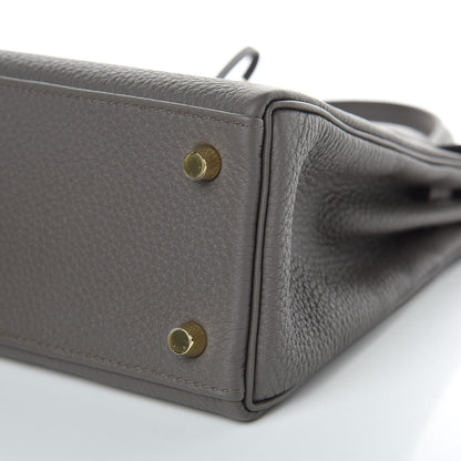 Hermes Togo Kelly Retourne 25 Etain 29 of 32