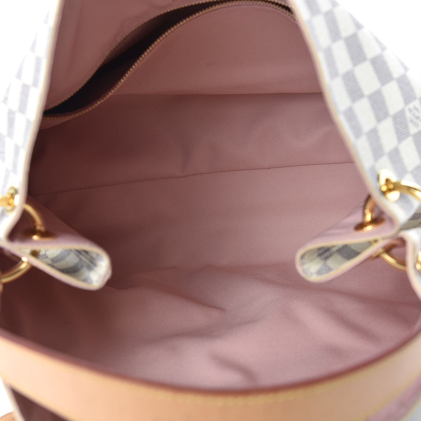 Damier Azur Graceful MM Rose Ballerine