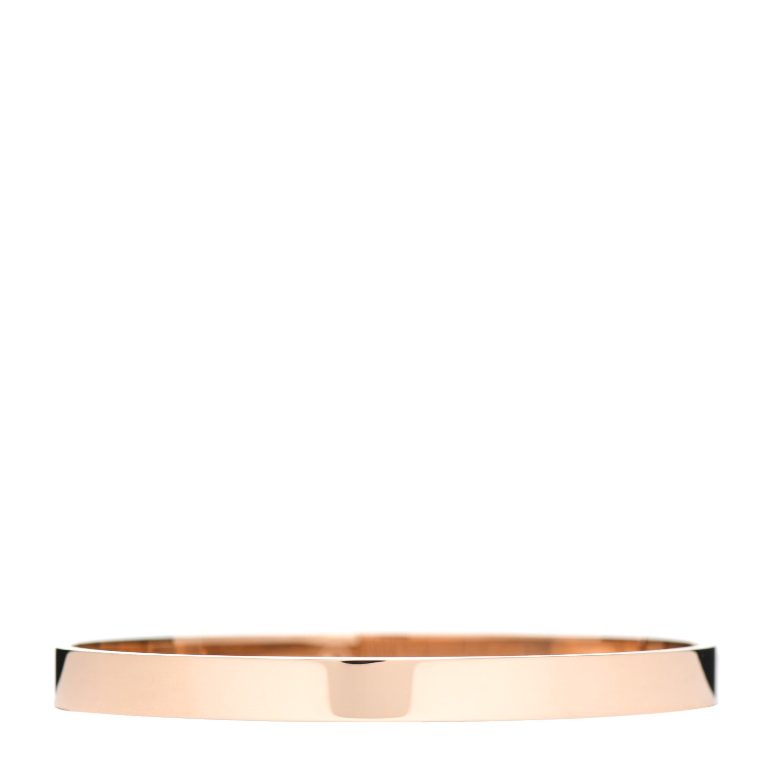 Hermes 18K Rose Gold Diamond PM Kelly Pave Bracelet ST 3 of 5