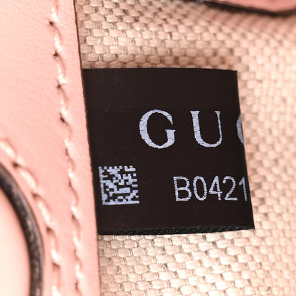 Gucci Calfskin GG Matelasse Small Slim Chain Shoulder Bag Perfect Pink Natural 7 of 10