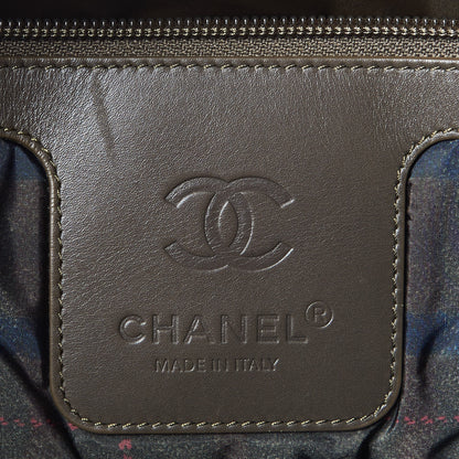 Chanel Nylon Quilted Large Coco Cocoon Tote Khaki 8 of 9