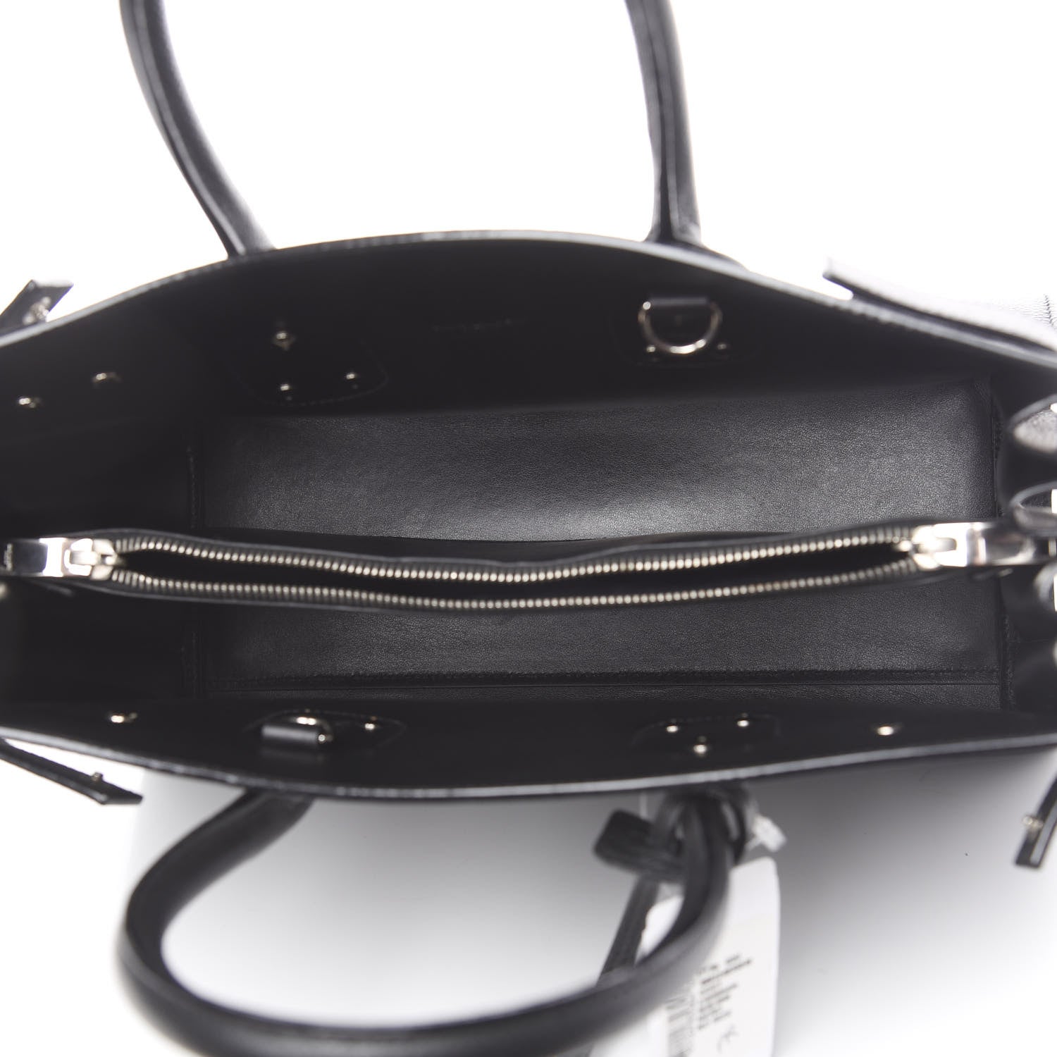 Saint Laurent Grained Calfskin Small Sac De Jour Black 4 of 8