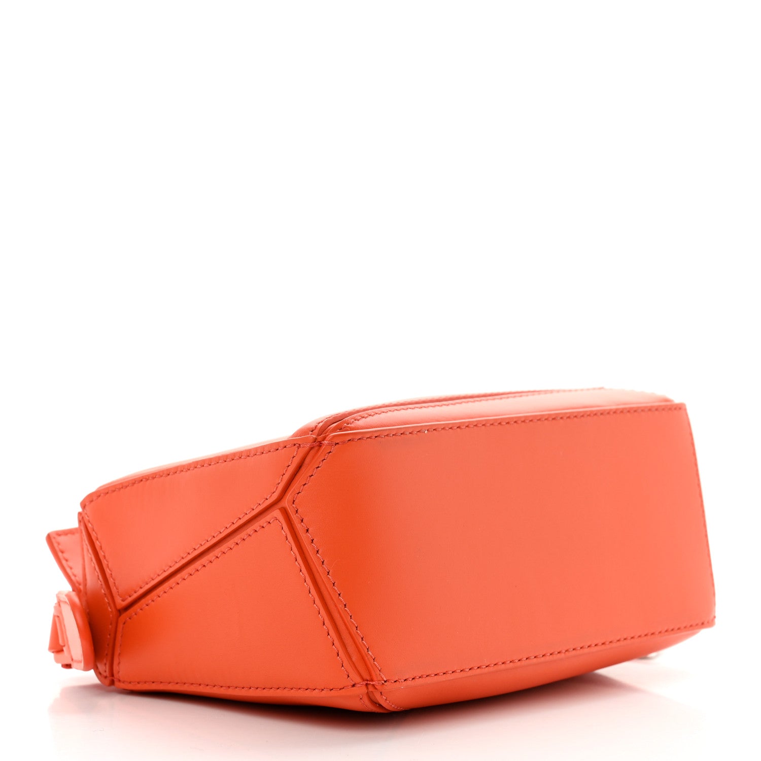 Loewe Satin Calfskin Mini Puzzle Bag Orange 4 of 9