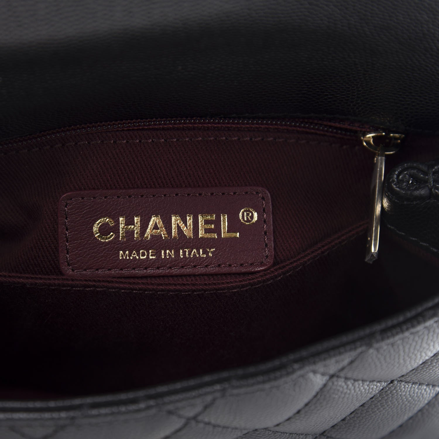 Chanel Caviar Quilted Extra Mini Coco Handle Flap Black 6 of 11