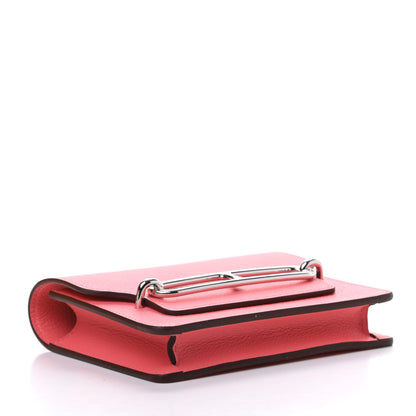 Hermes Evercolor Roulis Slim Wallet Rose Azalee 4 of 9