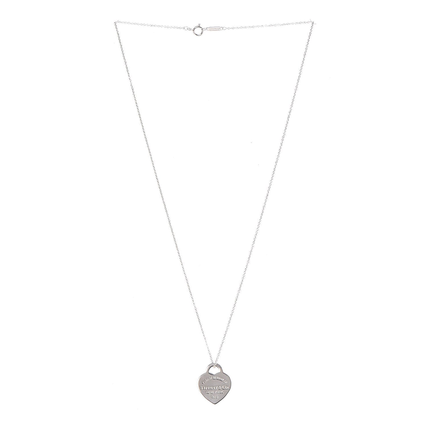 Sterling Silver Small Return to Tiffany Heart Pendant Necklace