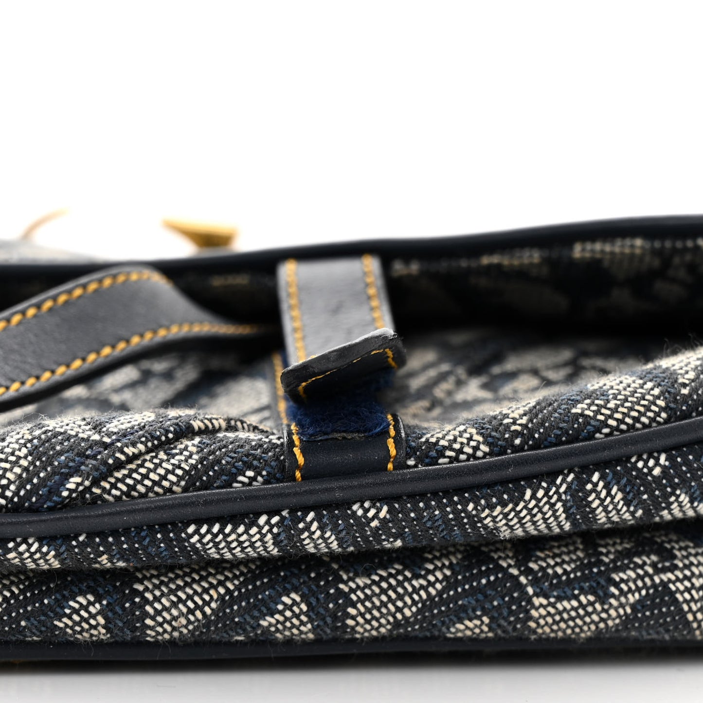 Monogram Saddle Bag Blue