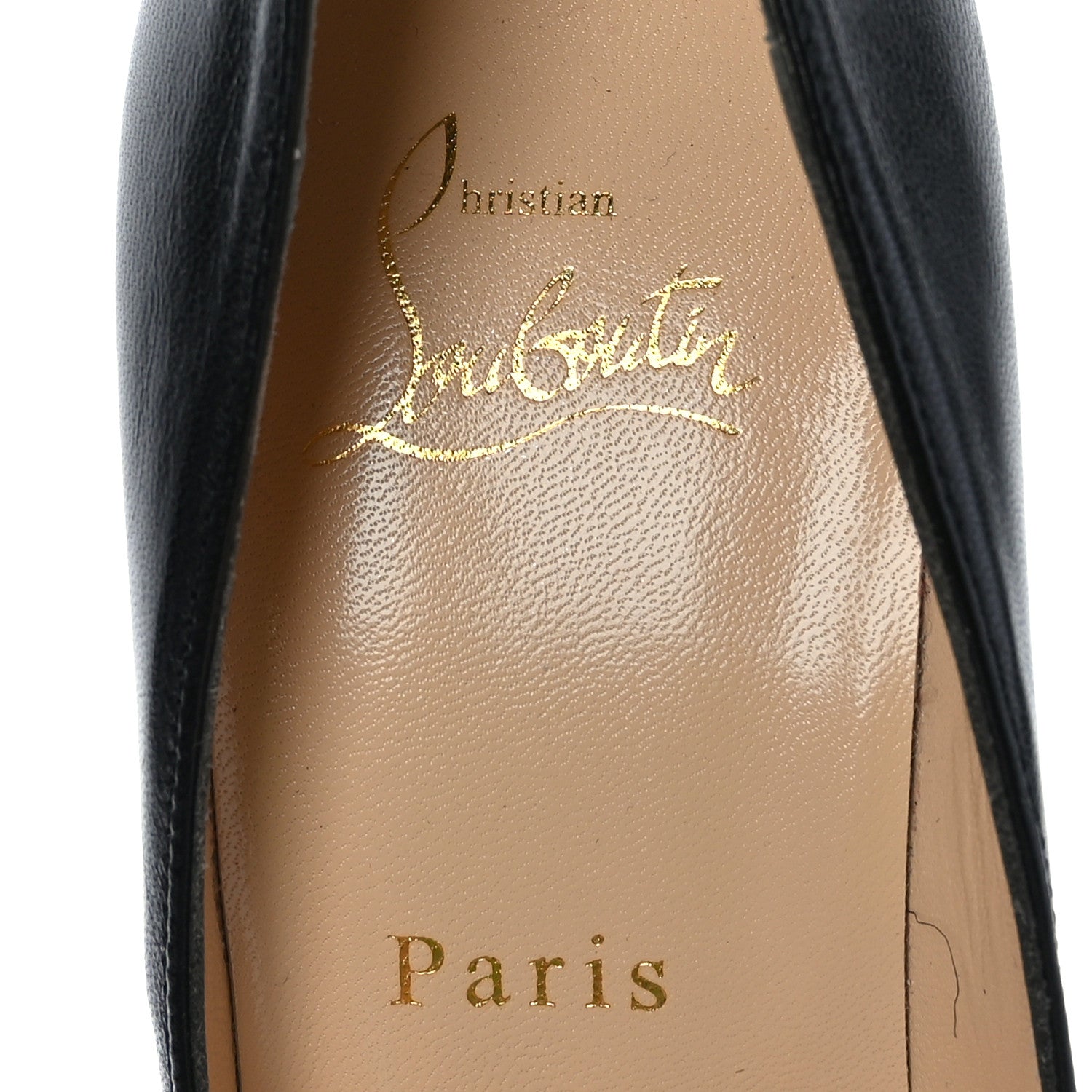 Christian Louboutin Shiny Nappa Pigalle Follies 100 Pumps 37 Black 6 of 7