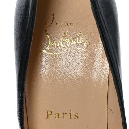 Christian Louboutin Shiny Nappa Pigalle Follies 100 Pumps 37 Black 6 of 7