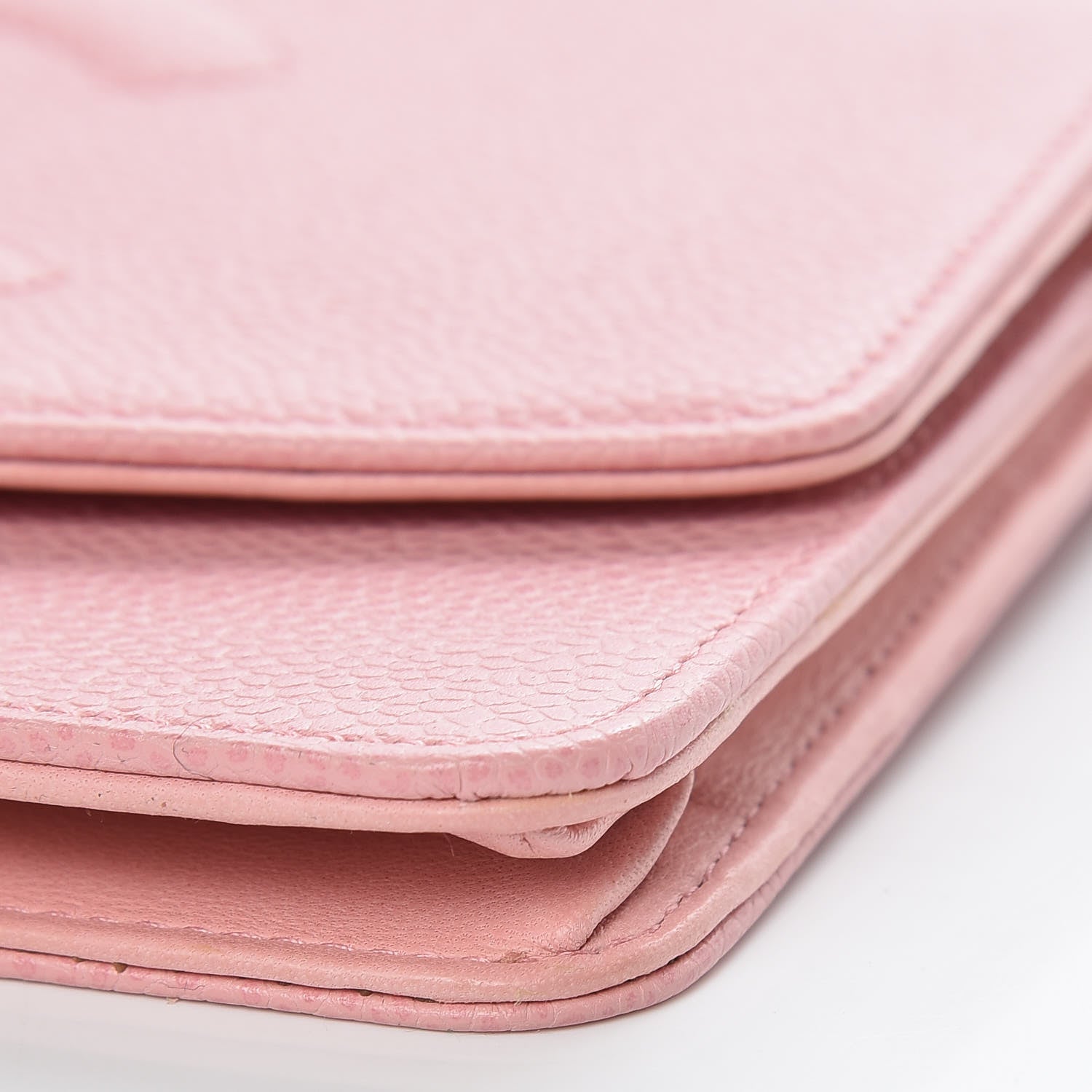 Chanel Caviar Timeless CC Wallet On Chain WOC Pink 10 of 11