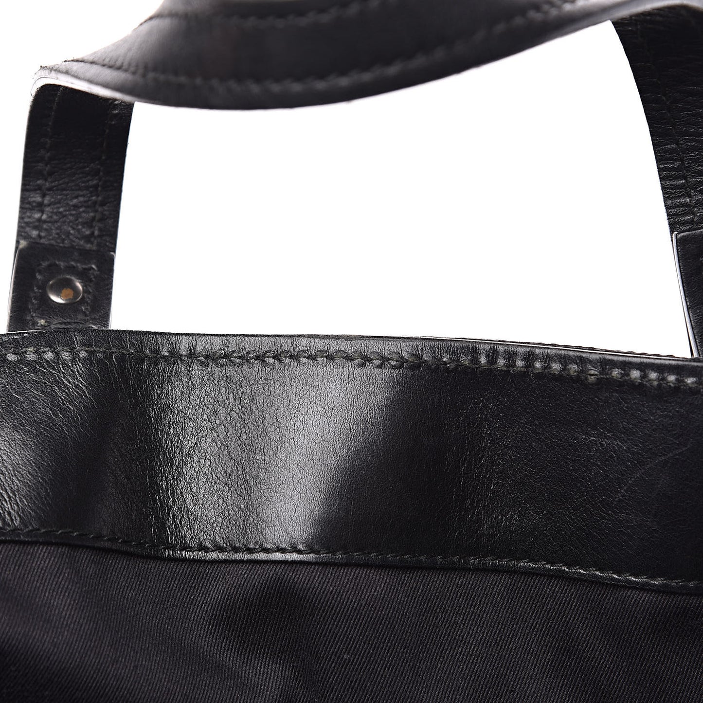 Monogram Large Tote Black