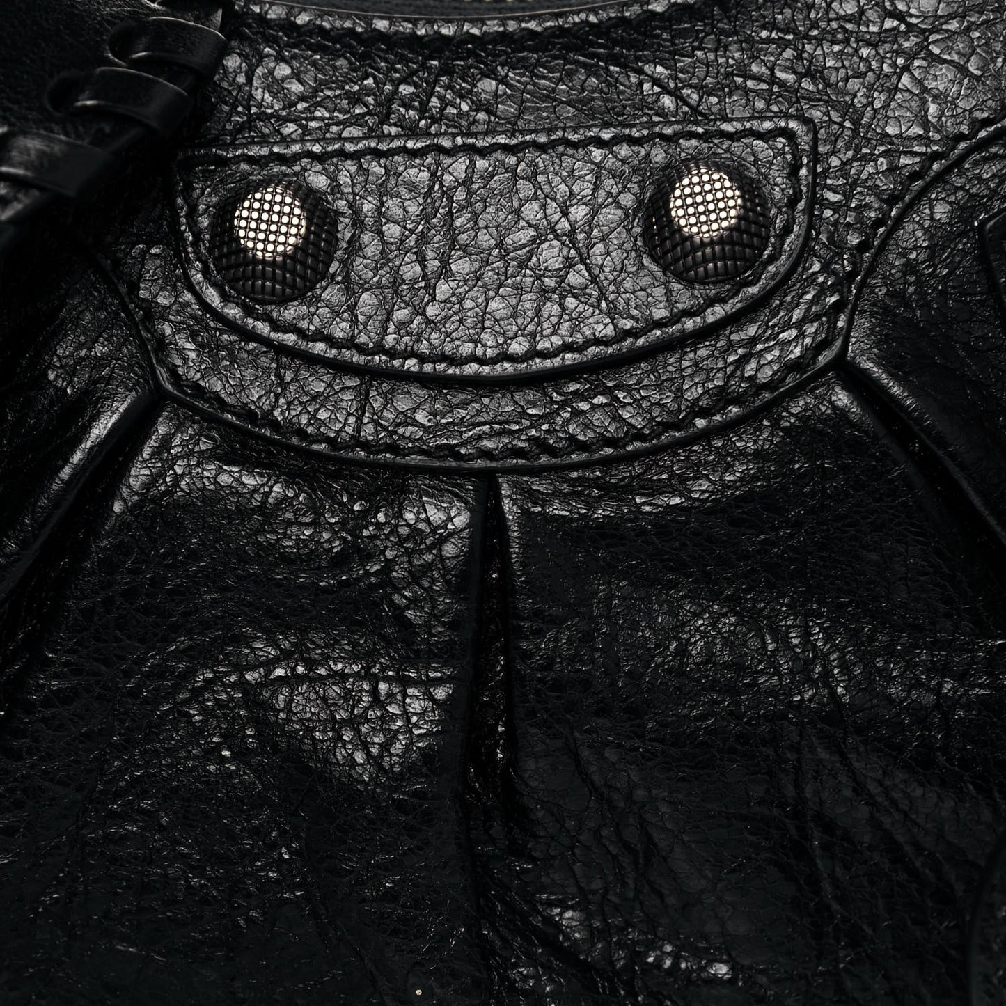 Agneau Arena Le Cagole Shoulder Bag XS Black