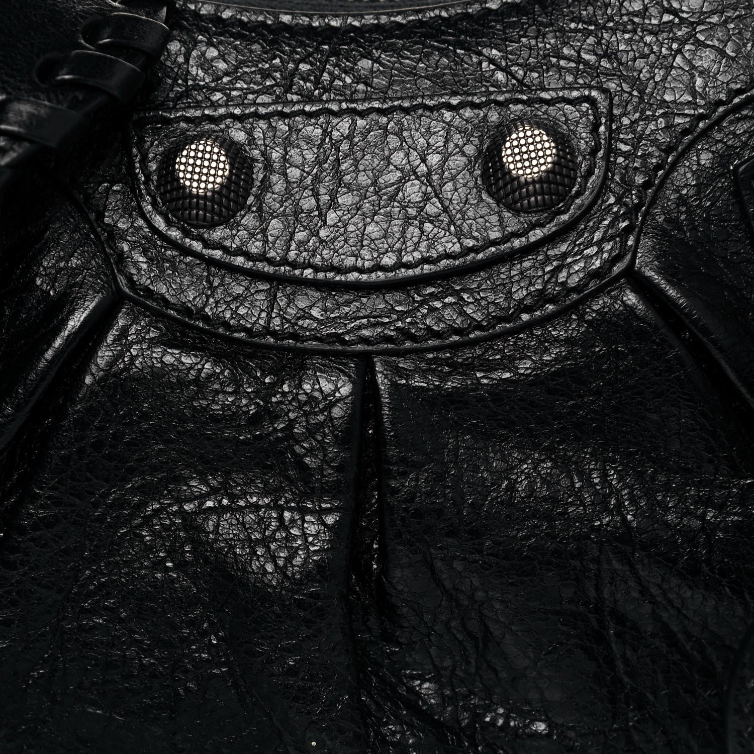 Balenciaga Agneau Arena Le Cagole Shoulder Bag XS Black 6 of 9