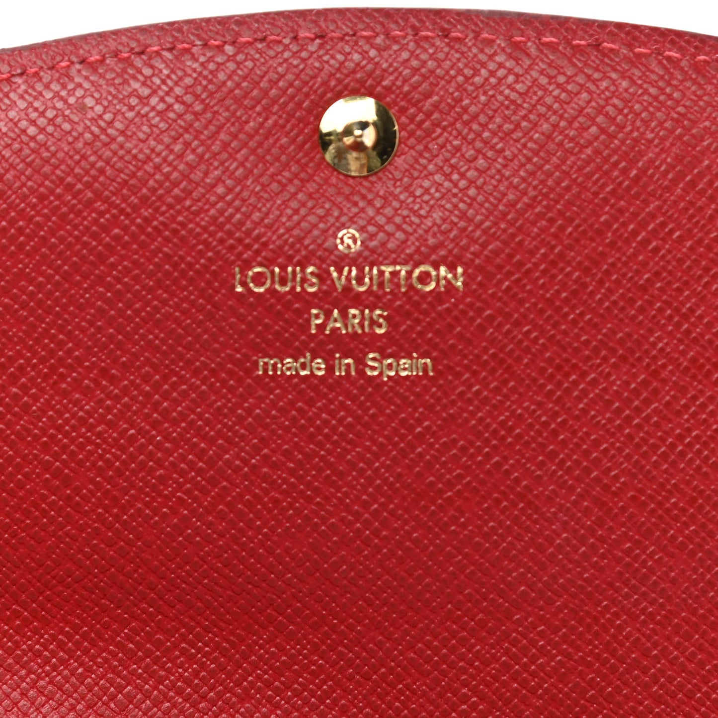 Damier Ebene Caissa Wallet Cherry