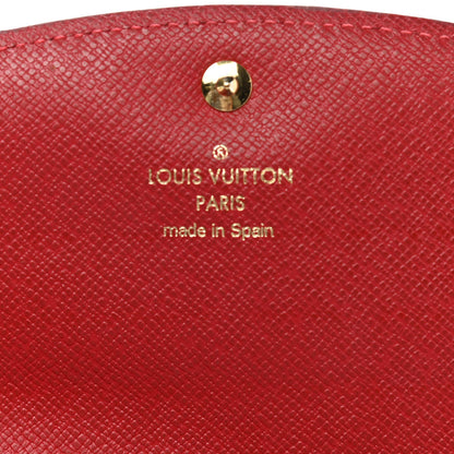 Louis Vuitton Damier Ebene Caissa Wallet Cherry 6 of 6