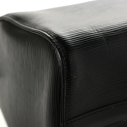 Louis Vuitton Epi Speedy 25 Black 10 of 11