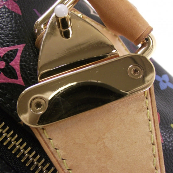 Louis Vuitton Monogram Multicolor Speedy 30 Black 7 of 9