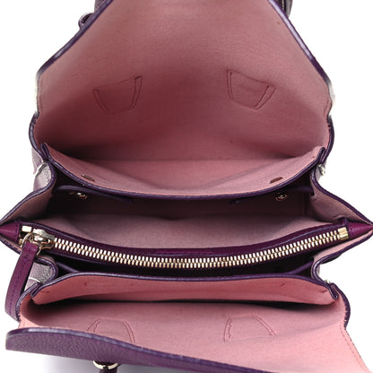 MCM Grained Calfskin Mini Milla Tote Purple 4 of 4