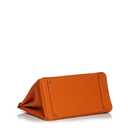Hermes Togo Birkin 40 Orange 4 of 10