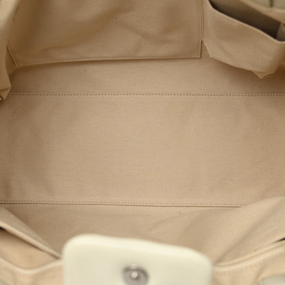 Chanel Caviar CC Tote White 5 of 13