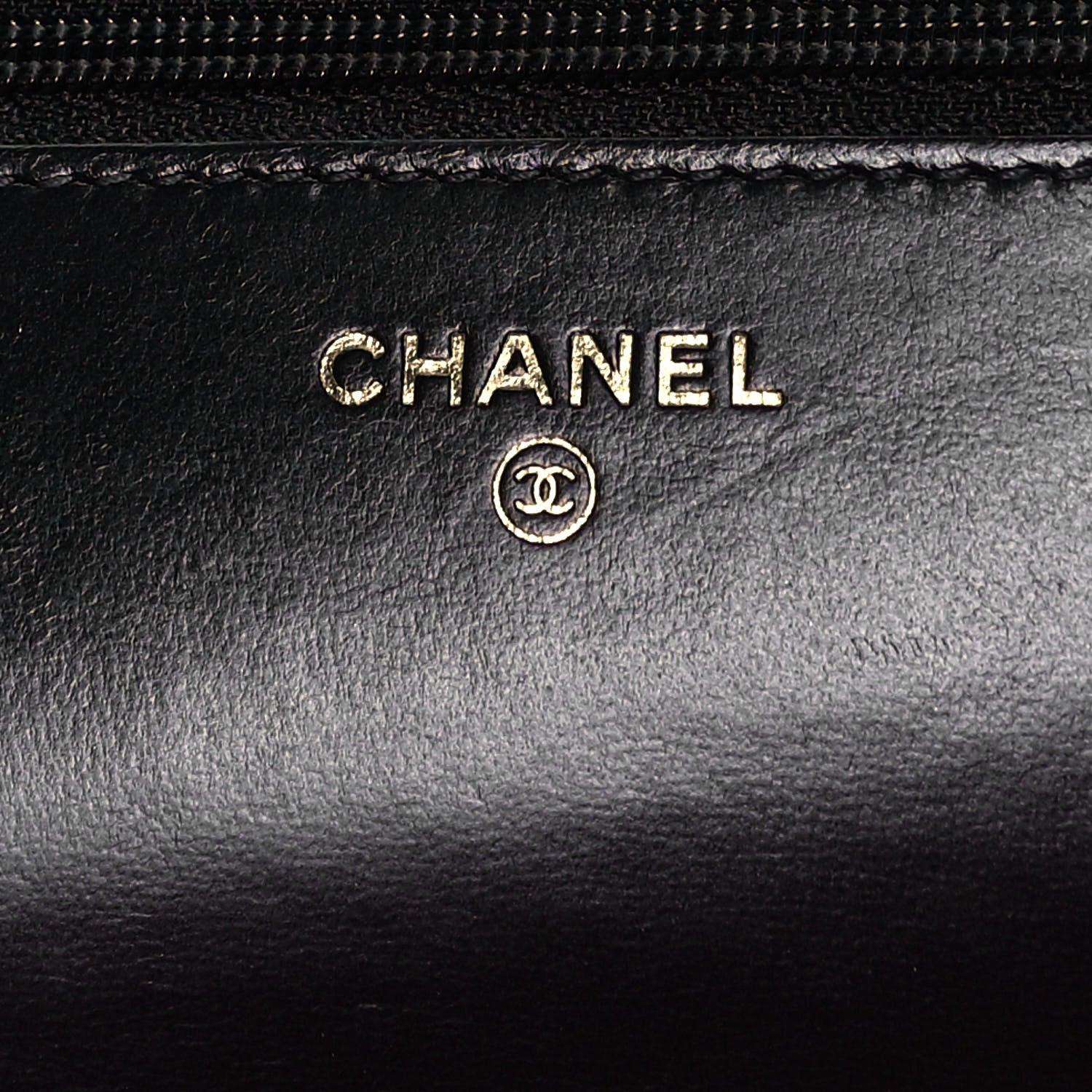Chanel Lambskin Quilted Chain Around Wallet On Chain WOC Black 6 of 9
