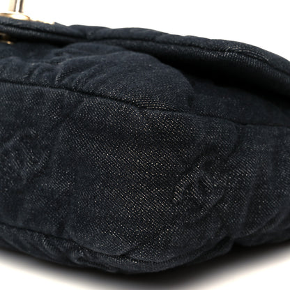 Chanel Denim Quilted Medium Funky Town Flap Black 11 of 12