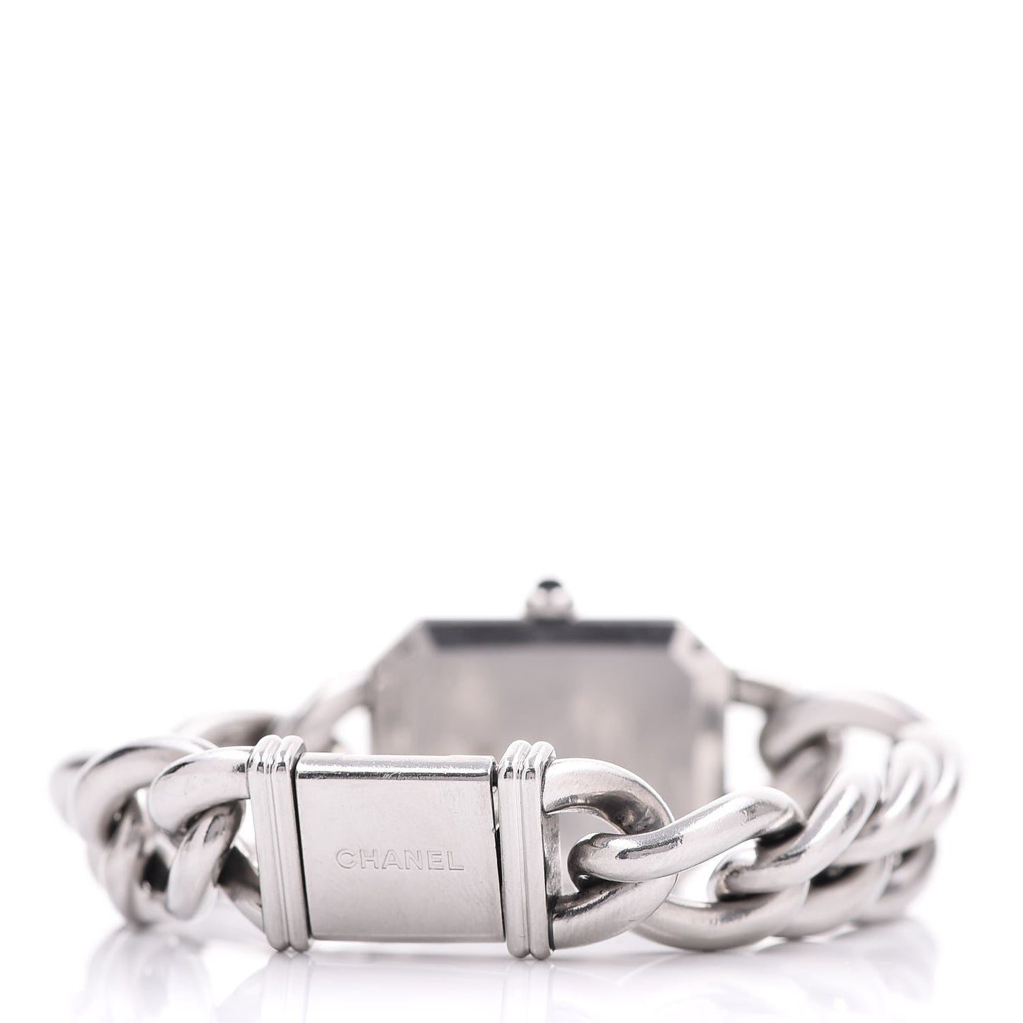 Stainless Steel 20mm Chain Premiere Quartz Watch Black L