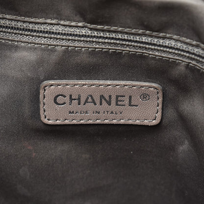 Chanel Crinkled Coated Canvas Le Marais Hobo Black 6 of 8