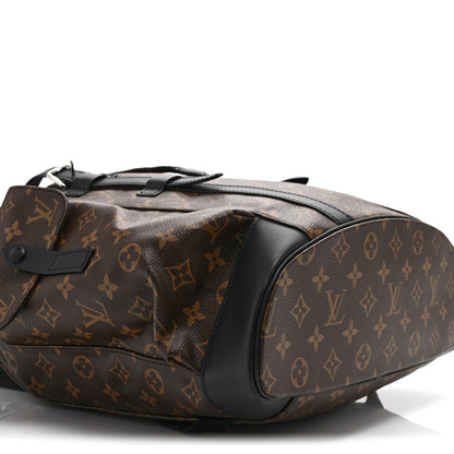 Louis Vuitton Monogram Macassar Christopher MM Backpack 8 of 9