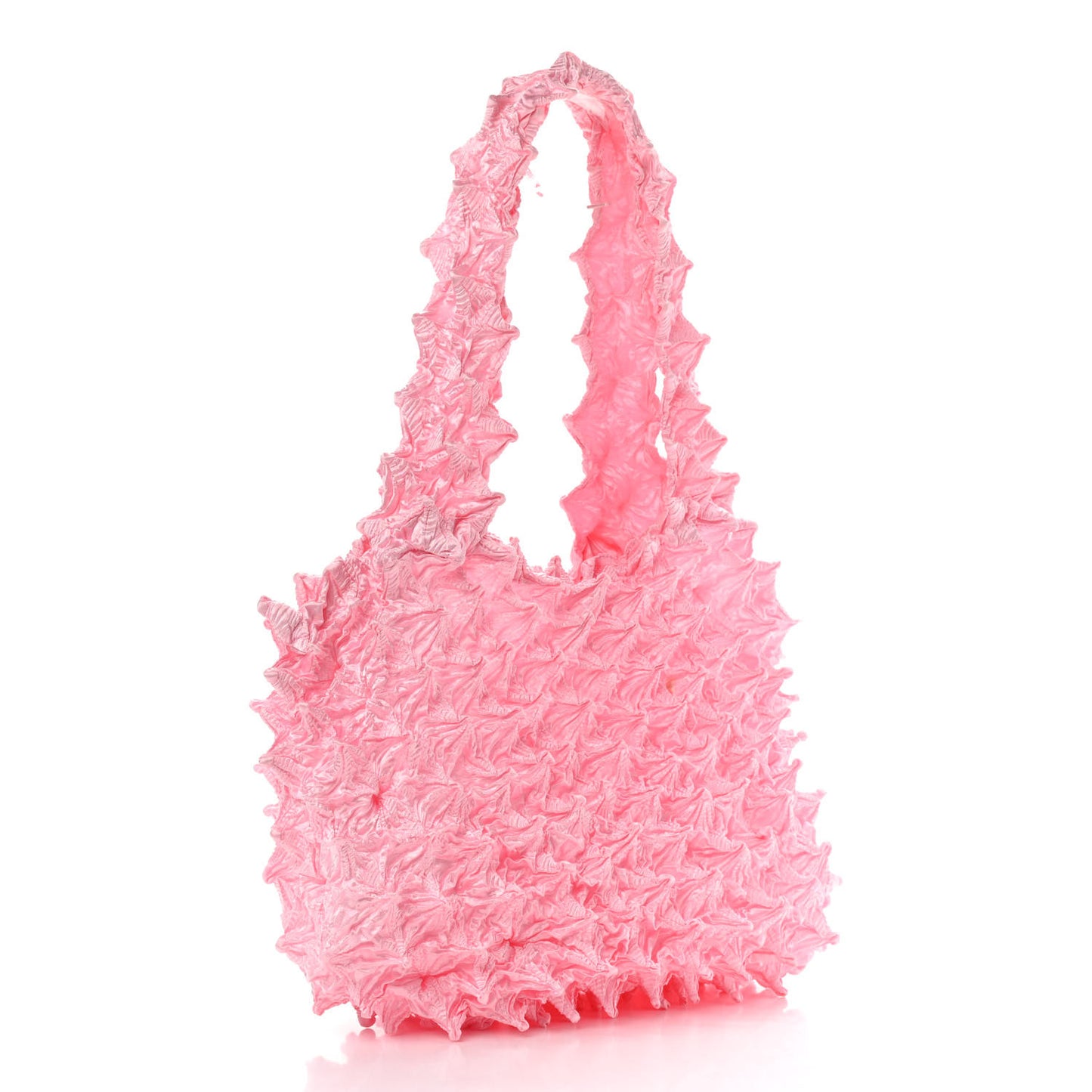 Ruched Tote Pink