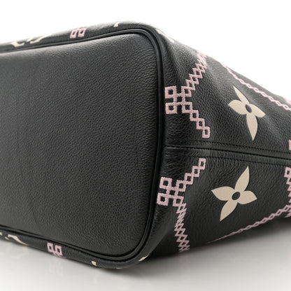 Louis Vuitton Empreinte Monogram Giant Broderies Neverfull MM Black 10 of 10