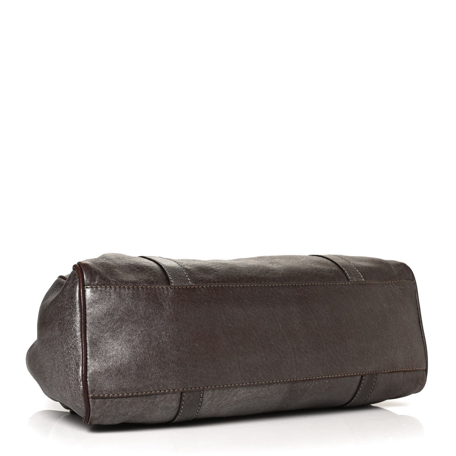 Fendi Metallic Calfskin Shoulder Bag Brown 3 of 12