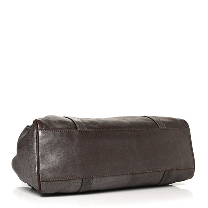 Fendi Metallic Calfskin Shoulder Bag Brown 3 of 12