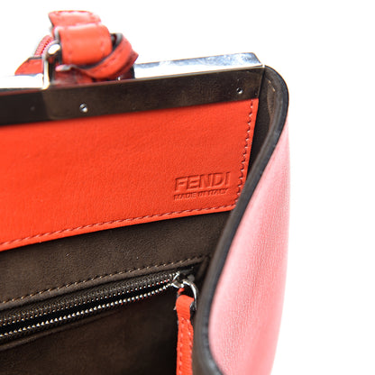 Fendi Vitello Elite Flamingo Large 3Jours Tote Papavero 5 of 14