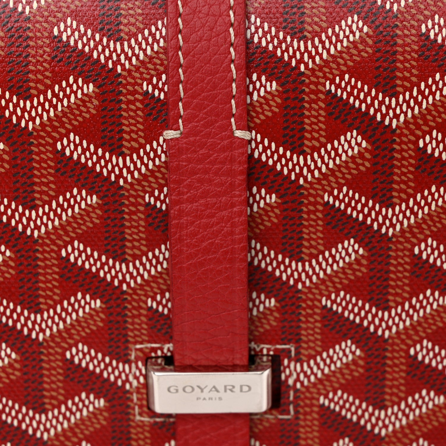 Goyard Goyardine Belvedere II PM Messenger Bag Red 11 of 11