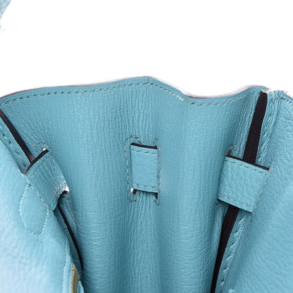 Hermes Togo Birkin 30 Bleu Atoll 12 of 35