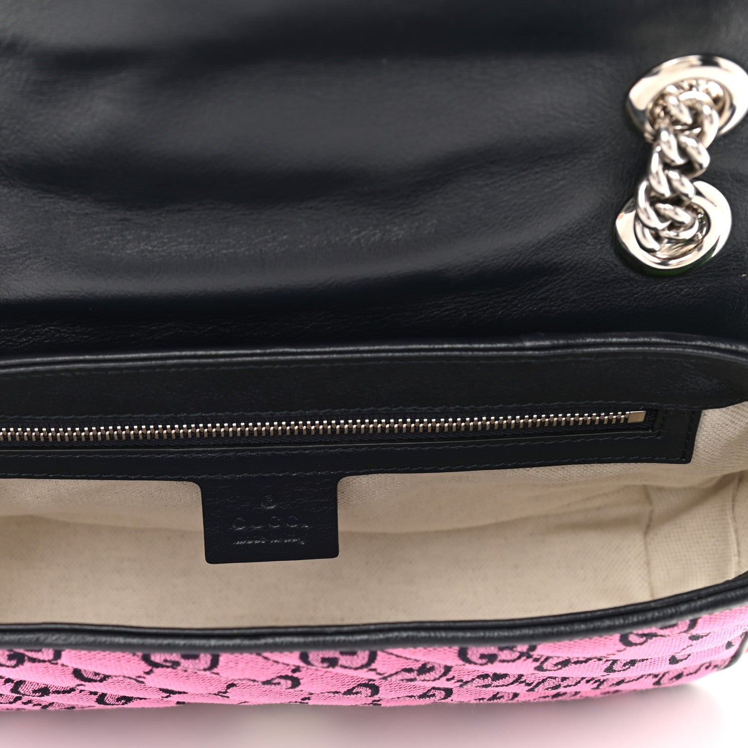 Gucci Monogram Multicolor Matelasse Diagonal Small GG Marmont Shoulder Bag Light Blue Pink Blue Green Red 5 of 10