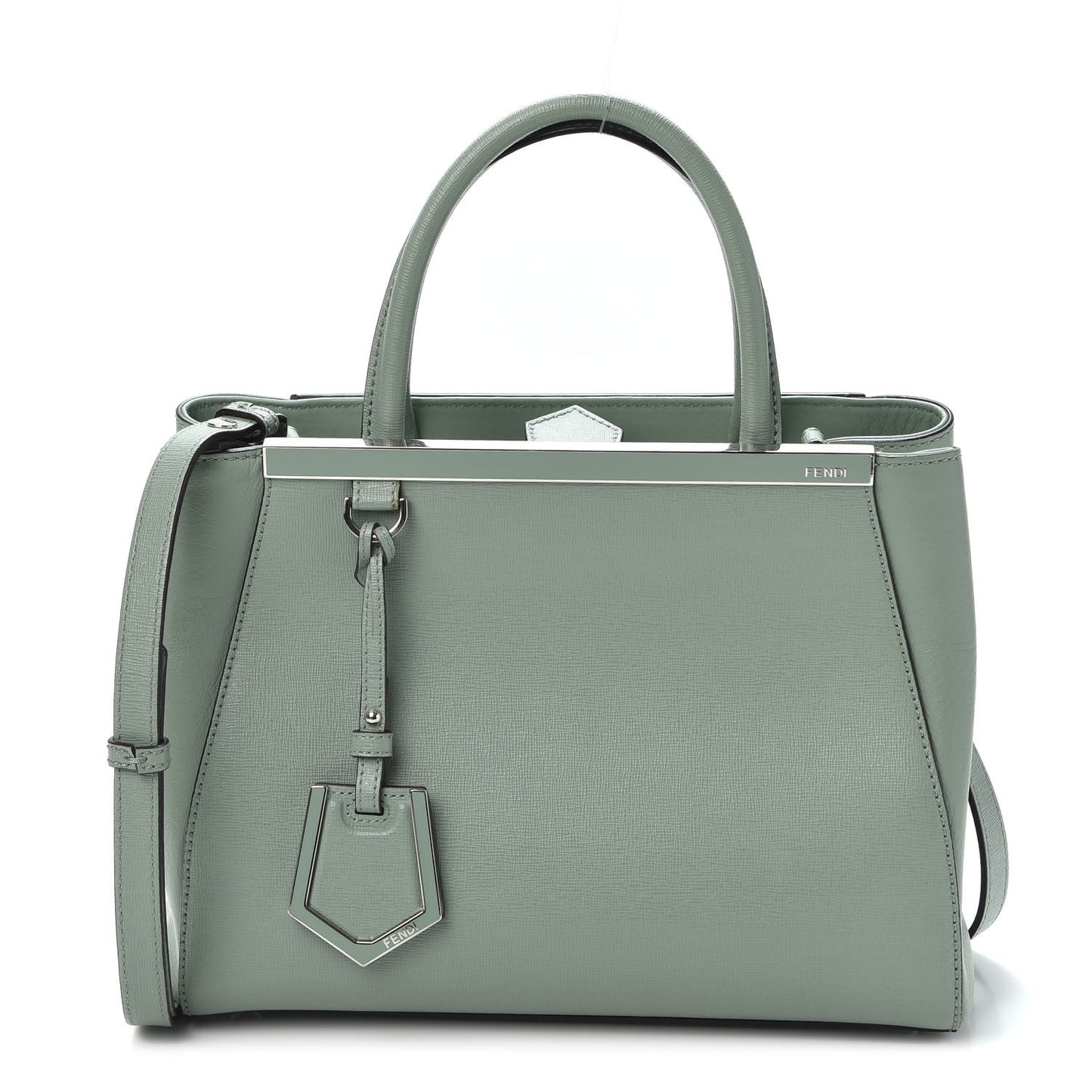 Vitello Elite Flamingo Petite 2Jours Tote Menta