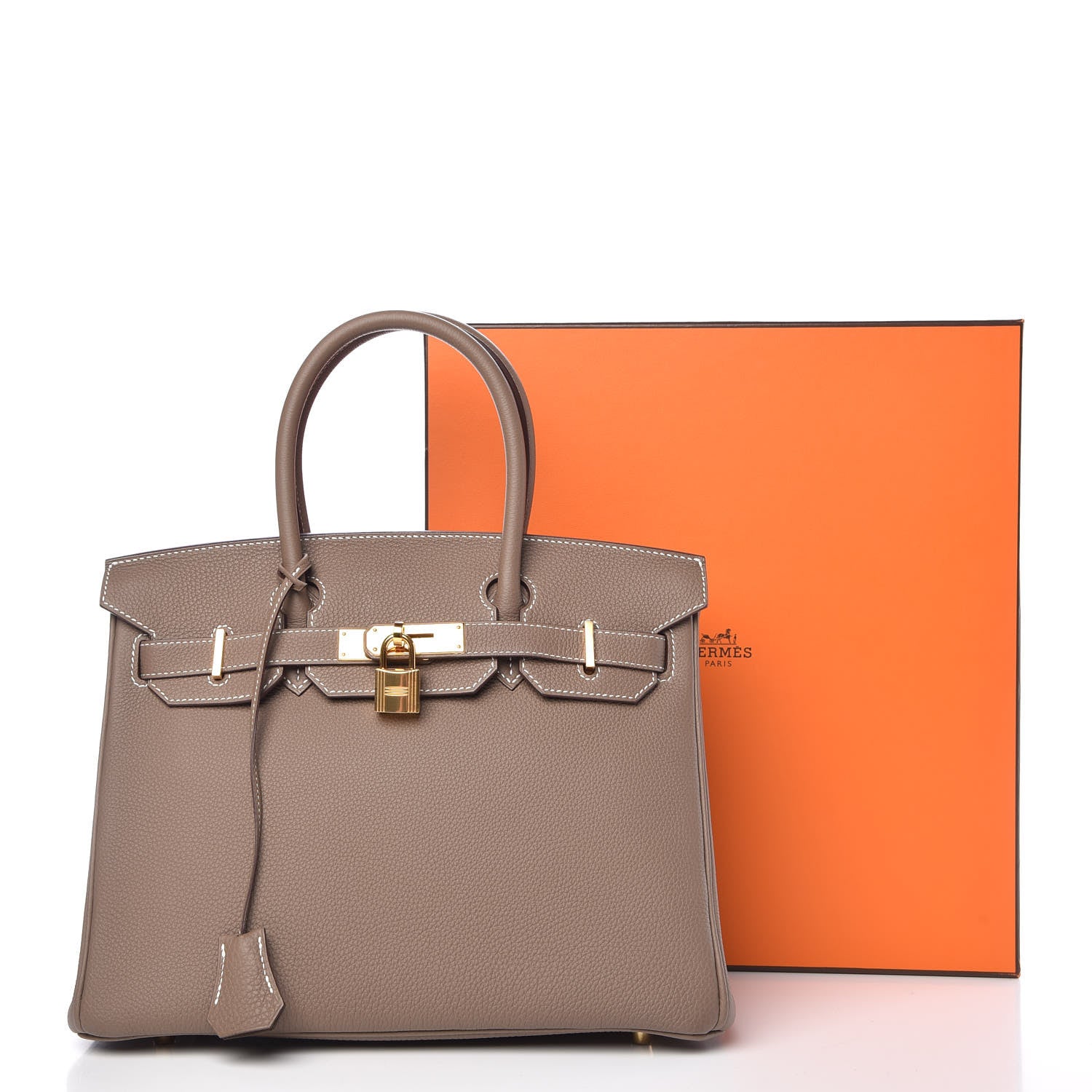 Hermes Togo Birkin 30 Etoupe 33 of 33