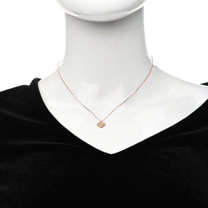 Van Cleef & Arpels 18K Rose Gold Sweet Alhambra Pendant Necklace 2 of 6