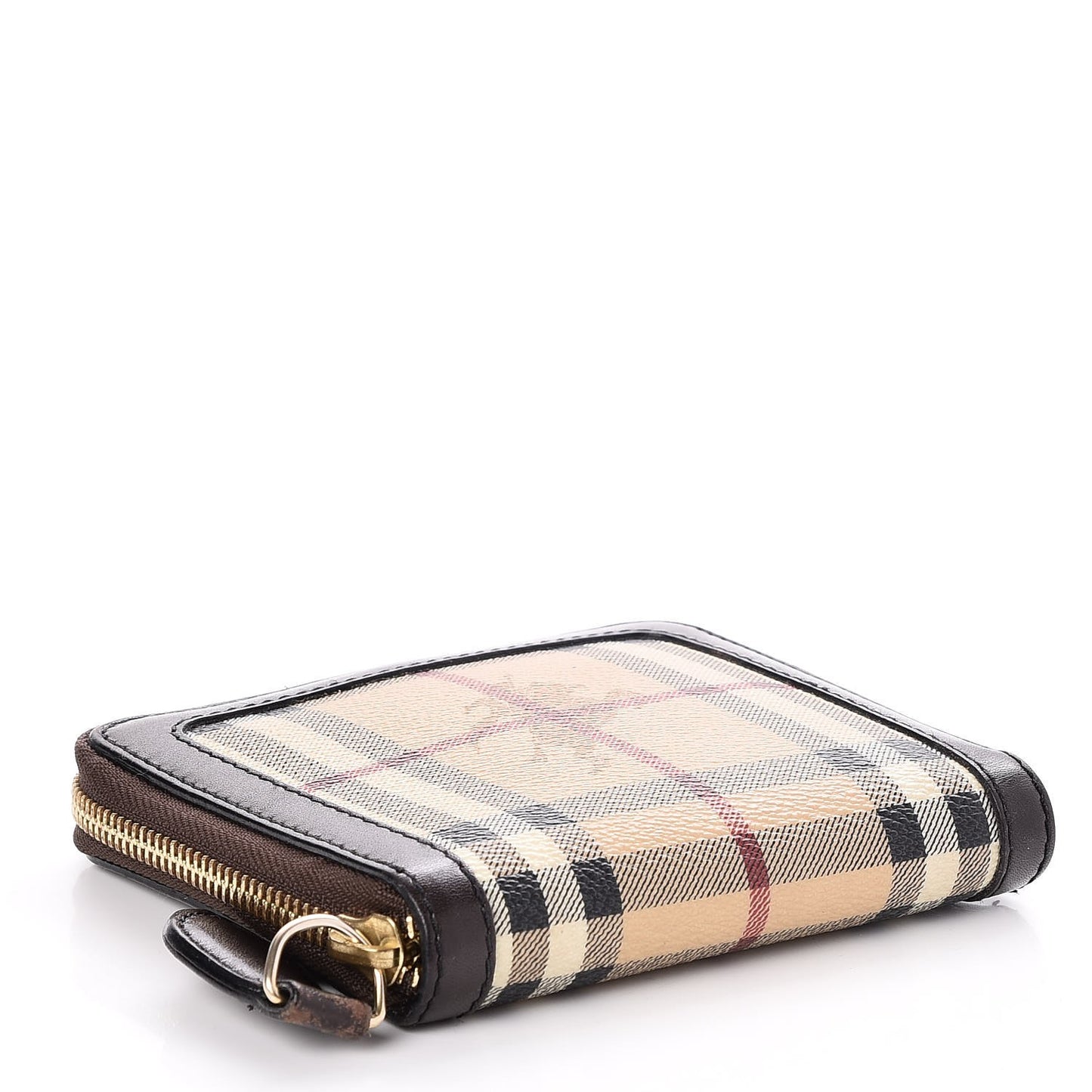 Haymarket Check Zip Around Wallet Chocolate
