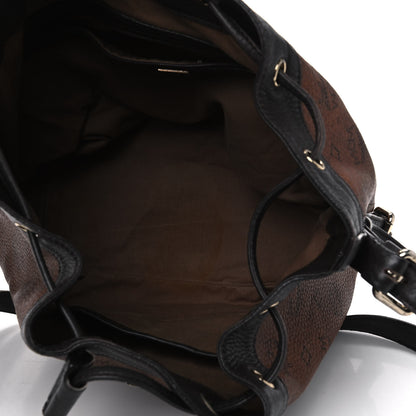 MCM Visetos Essential Drawstring Bucket Bag Brown 4 of 14