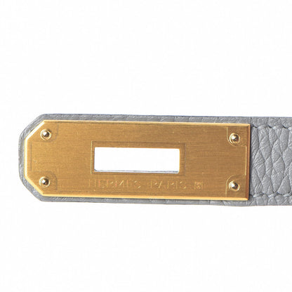 Hermes Taurillon Clemence Horseshoe Kelly Retourne 28 Bleu Glacier Bleu Electrique 27 of 34